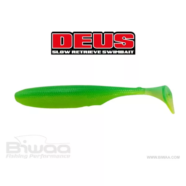 Biwaa Deus 5,1cm 202 Limetreuse Soft Lure 14pcs
