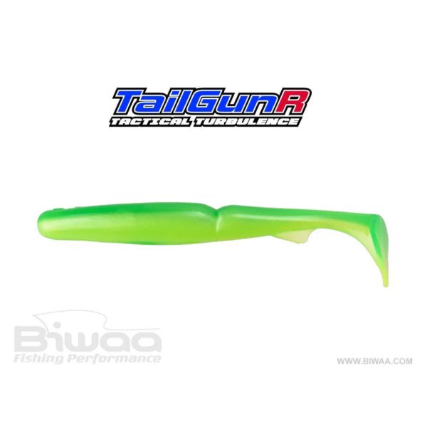 Biwaa Tailgunr 9cm Limetreuse Rubber Fish 7pcs/pack
