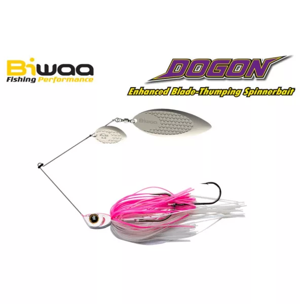 Biwaa Dogon Spinnerbait 1/2oz 14gr 06 Pink Ice-Silver Blades Spinnerbait 1pc