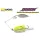 Biwaa Dogon Spinnerbait 3/4oz 21gr 01 White Chart-Silver Blades Spinnerbait 1pc