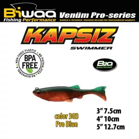 Biwaa Kapsiz 7,5cm 201 Fire Tiger Soft Plastic Lure 7pcs