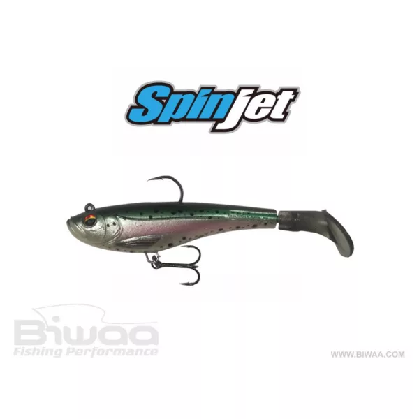 Biwaa Spinjet 10cm 18gr 49 Rainbow Soft Lure 1pc