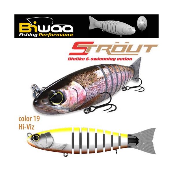Biwaa Strout 9cm 8gr 19 Hi-Viz Wobbler 1pc