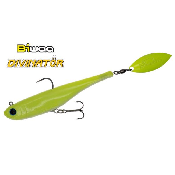 Biwaa Divinator Medium 18cm 35gr 103 UV Green Spinnertail 1pc