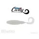 Biwaa Tailgunr Curly 6.3cm 008 Pearl White Soft Lure 8pcs