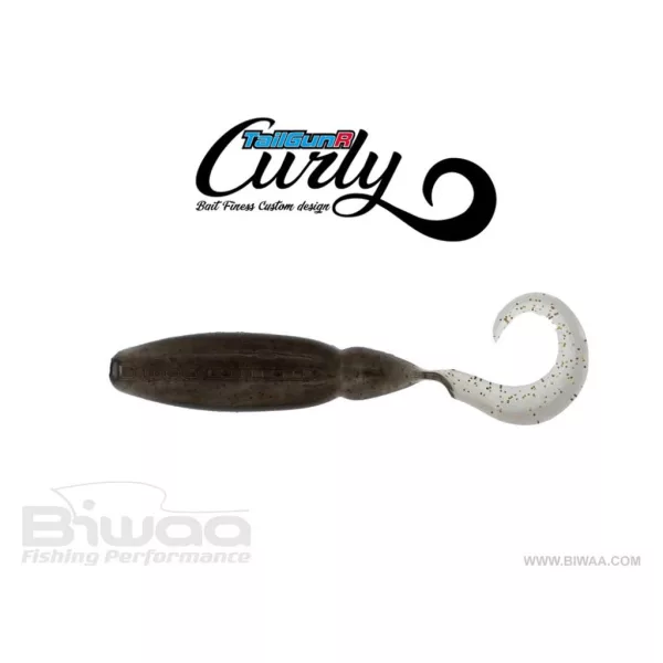 Biwaa Tailgunr Curly 6,3cm 206 Golden Shiner Soft Lure 8pcs