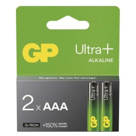 GP Alkaline Battery Ultra Plus AAA 2pcs