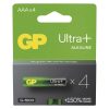 GP Alkaline Battery Ultra Plus AAA 1.5V 4pcs/blister