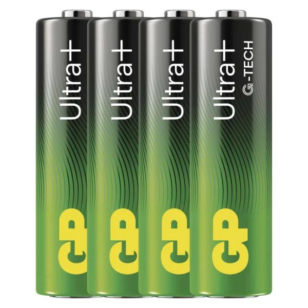 GP Ultra Plus Alkaline Battery AA 1,5V 4pcs