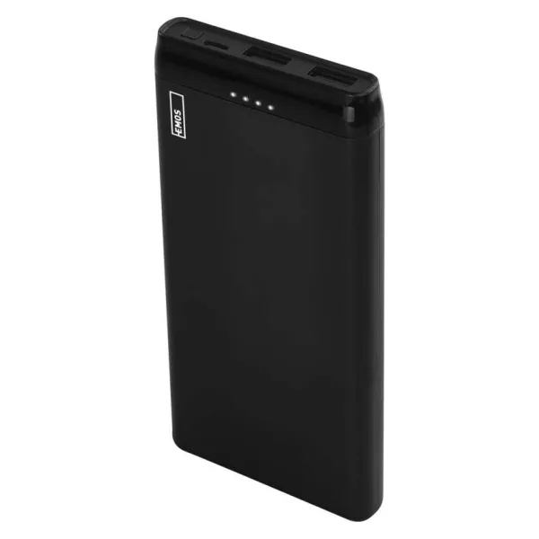 Emos Powerbank ALPHA 10S, 10000 mAh, 10 W, Black