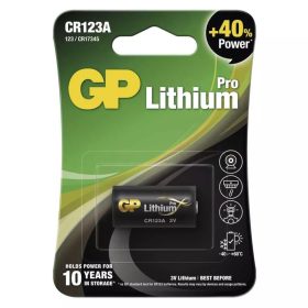 GP Lithium battery CR123A 1pc/blister
