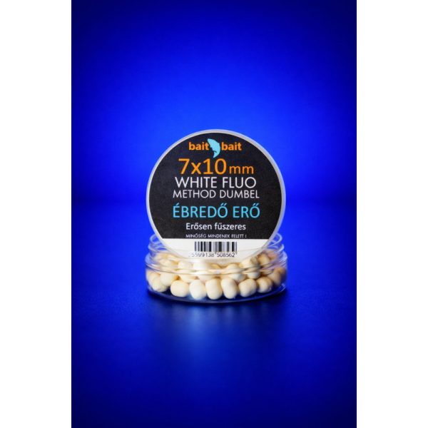 BaitBait Awakening Force 7x10mm Fluo Method Dumbel White Wafter 20gr