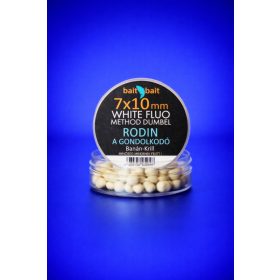 BaitBait Rodin 7x10mm Fluo Method Dumbel White Wafter 20gr