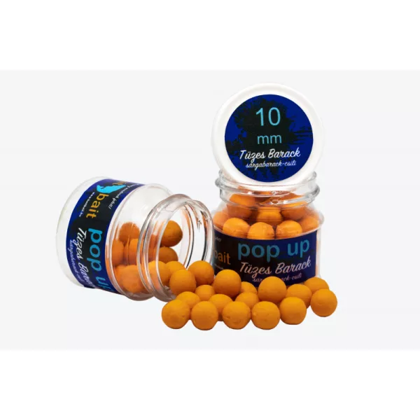 BaitBait Fiery Peach - Mini Pop Up Boilie 8mm