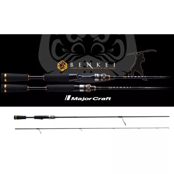 Major Craft Benkei BIS-682ML R.Fast 2.03m 3.5-10.5gr 2 Piece Spinning Rod