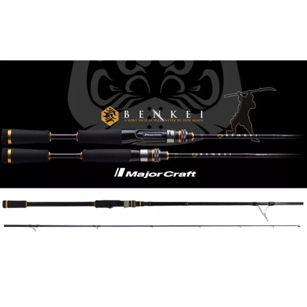 Major Craft Benkei BIS-722H R.Fast 2.18m 10-42gr 2 Piece Spinning Rod