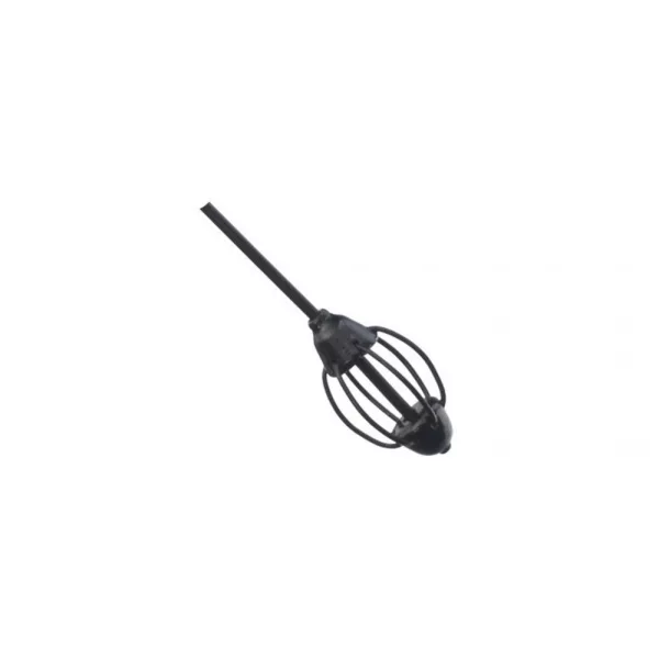 EuroCarp Feeder basket with ribbed guide stem black Ribbed basket 25gr