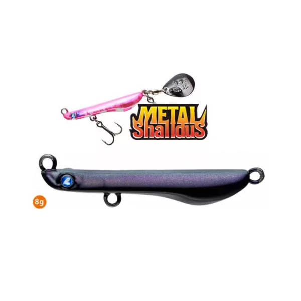 BlueBlue Metal Shalldus 8 4cm 8gr #17 Mussel Black Wobbler