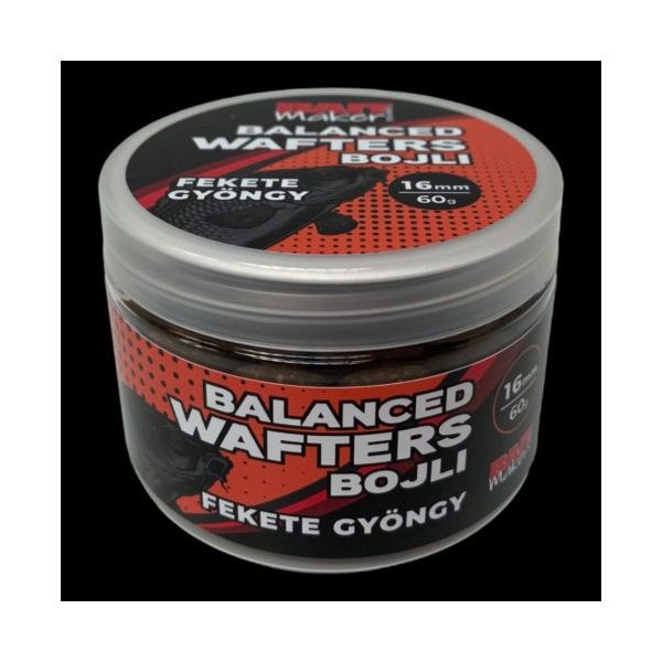 Bait Maker Balanced Black Bead Wafter 16mm
