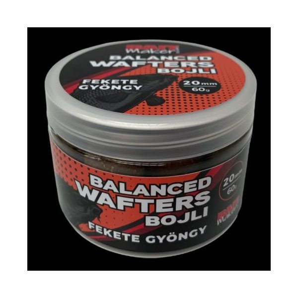 Bait Maker Balanced Black Bead Wafter 20mm