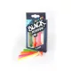 FIIISH 4pcs 90mm Black Minnow body in vibrant colors: Green/Orange - Orange/Yellow - Fluo Yellow - Plastic lure