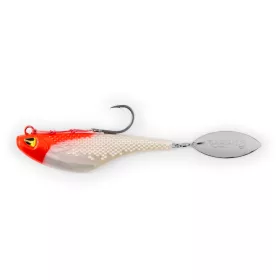 Black Cat Mad Flash Spin Tail Red Head 14cm 82gr Lure