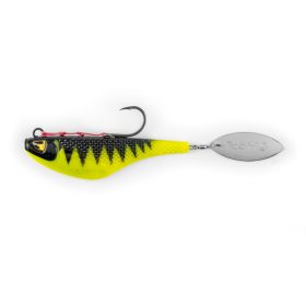 Black Cat Mad Flash Spin Tail Shock Perch 14cm 82gr Lure