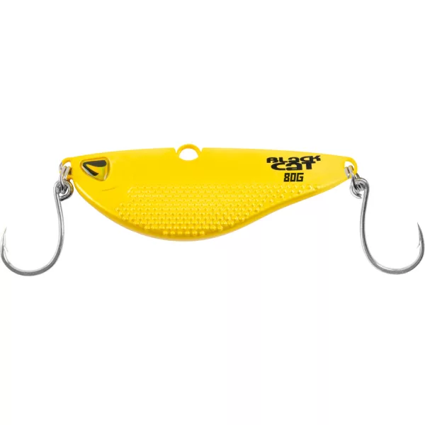 Black Cat Heavy Vibe V Lure Yellow 80gr Vertical Lure