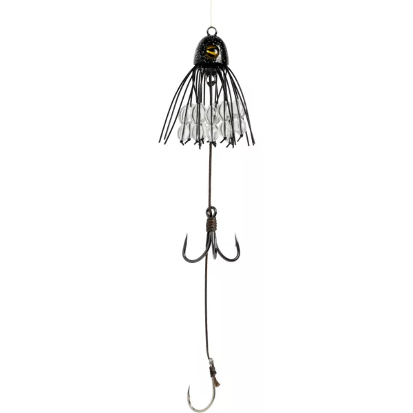 Black Cat Battle Teaser Black Silver Flash 80gr Vertical Lure