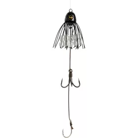   Black Cat Battle Teaser Black Silver Flash 160gr Vertical Lure