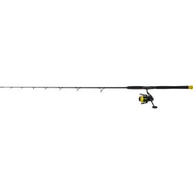   Black Cat Hard Core Combo Vertical Rod 1.80m 240gr 1-piece Catfish Rod with Black Passion FD 50 Reel and Line