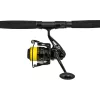 Black Cat Hard Core Combo Spin Rod 2.40m 20-200gr 2-piece Spinning Rod with Black Passion FD 50 Reel and Line