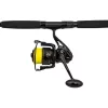 Black Cat Hard Core Combo Bank Rod 3.00m 600gr 2-piece Catfish Rod with Black Passion FD 80 Reel and Line