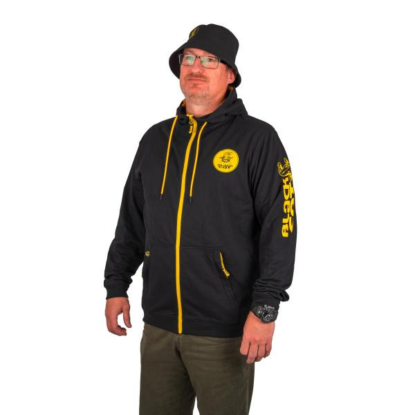 Black Cat Black Zip Hoody Sweatshirt S