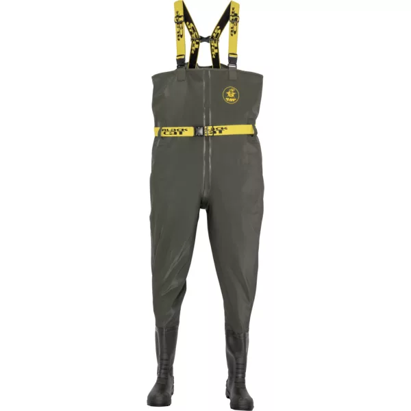 Black Cat Green Booted Waders Waders 43