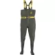 Black Cat Green Booted Waders 44