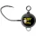 Black Cat Mega Fireball Black DG 6/0 100gr Jig Head