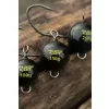 Black Cat Mega Fireball Black DG 10/0 200gr Jig Head