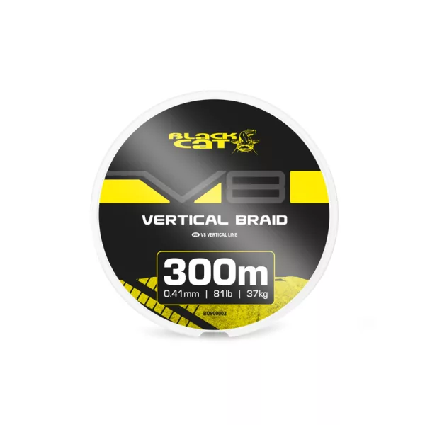 Black Cat V8 Vertical Braid 0,41mm 300m Braided Main Line