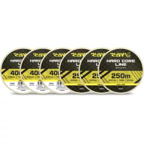   Black Cat BC Hard Core Line Yellow 0,55mm 400m Braided Main Line