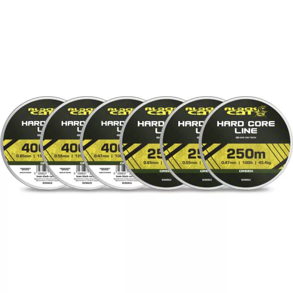 Black Cat BC Hard Core Line Green 0,65mm 250m Braided Main Line