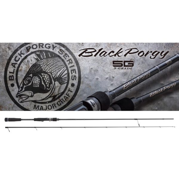 Major Craft Blackporgy 5G BPSS-782M Fast 2.38m 4-20gr 2-piece Spinning Rod