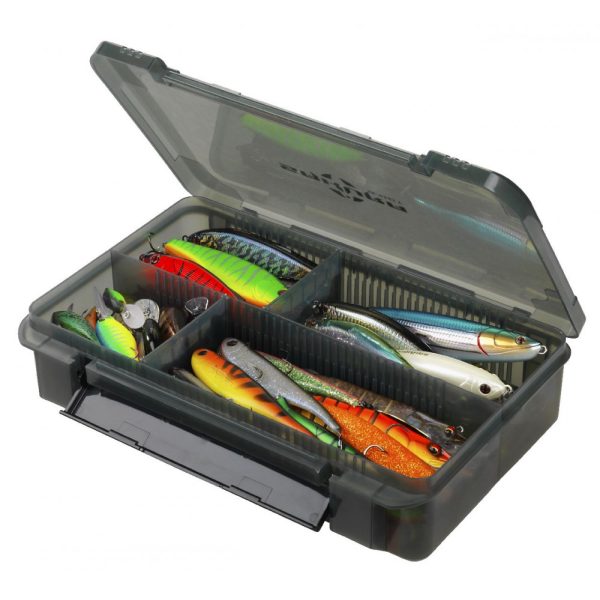 Sakura SK-9343-Y tackle box / lure box / 35,6 x 23 x 8,2 / smoke color