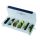 Sakura SK-9821 tackle box / lure box / 23,3 x 12,2 x 3,2 / clear color