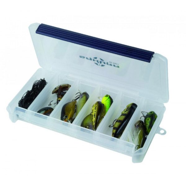Sakura SK-9821 tackle box / lure box / 23,3 x 12,2 x 3,2 / clear color