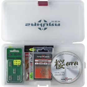  Sakura SK-80M tackle box / lure box / 21,4 x 11,8 x 4,5 / clear color