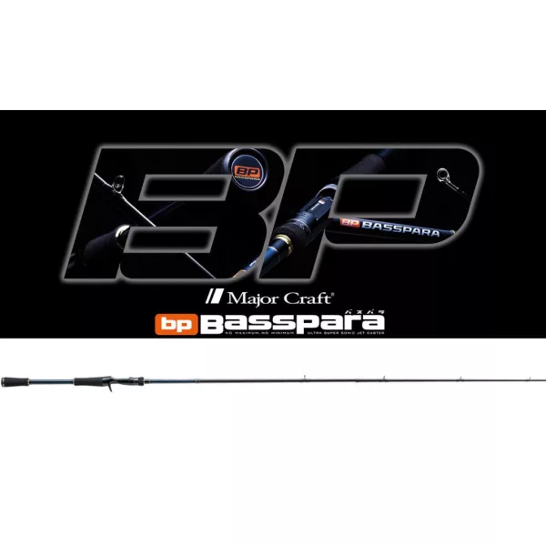 Major Craft Basspara BXC-69MH Baitcast R.Fast 2.05m 7-28gr 2-Piece Casting Spinning Rod