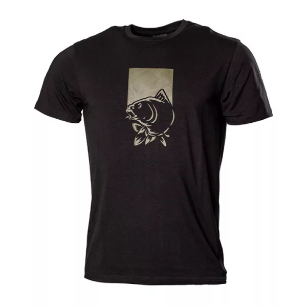 Nash Make It Happen T-Shirt Fish Logo Black T-Shirt Black S