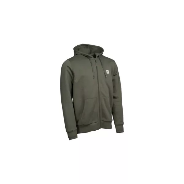 Nash Make It Happen Badge Green Zipped Hoodie L