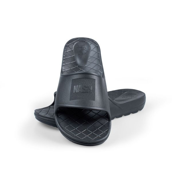 Nash Make It Happen Sliders Black Slippers 41